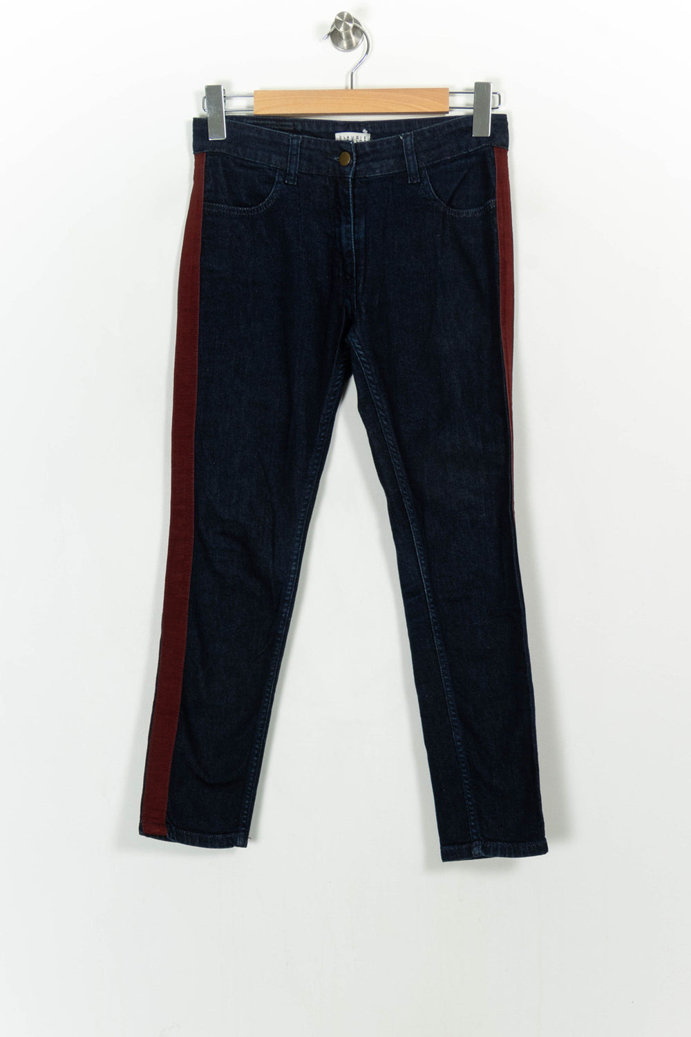Jean Bleu et Bordeaux - Taille S/36 de la marque Claudie Pierlot | PARAD107050 - Vendu par Paradigme - Image 2