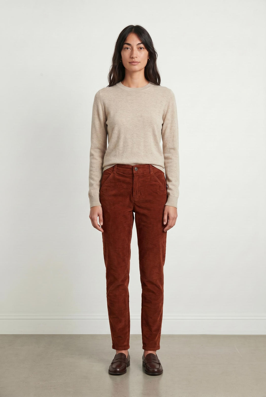 Pantalon Marron - Taille S/36 de la marque Indies | PARAD107051 - Vendu par Paradigme - Image 1