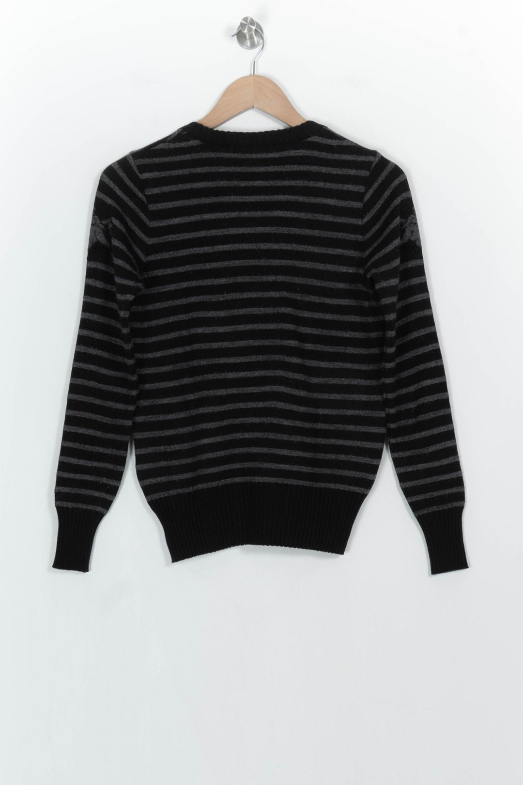 Pull Noir et Gris - Taille M/38 de la marque Indies | PARAD107053 - Vendu par Paradigme - Image 4