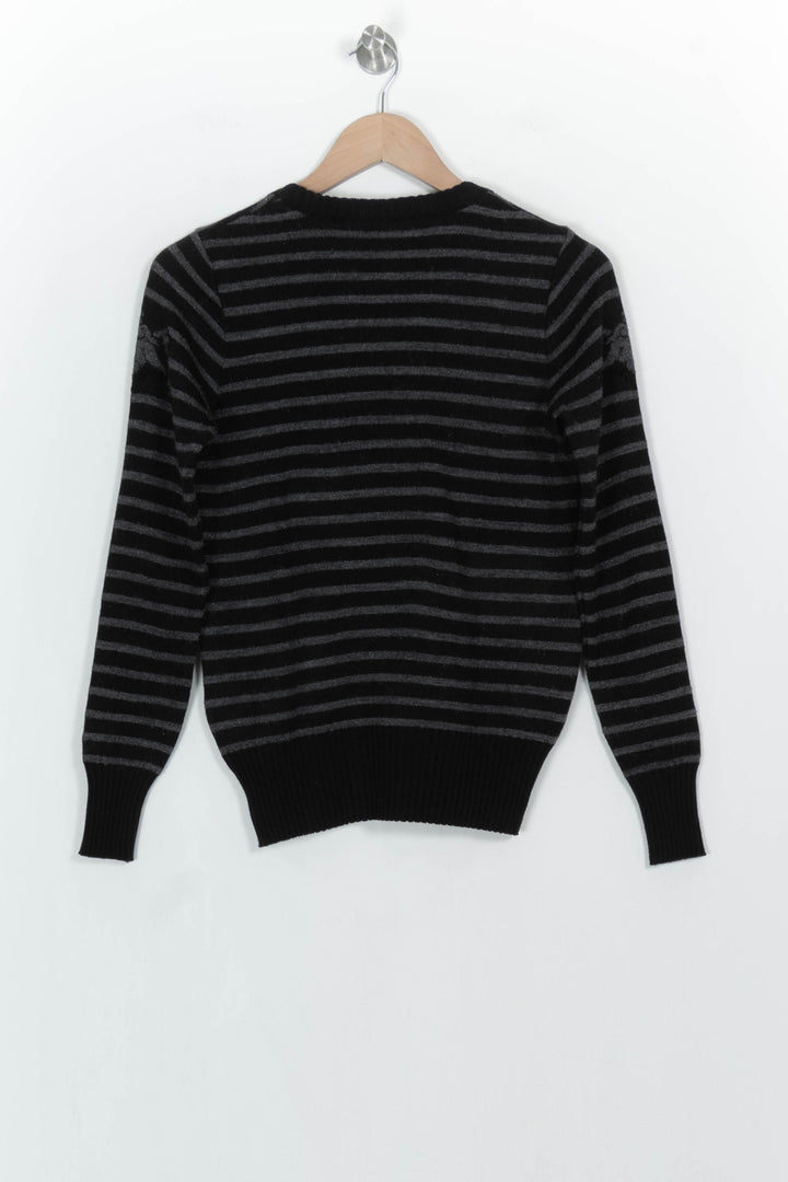 Pull Noir et Gris - Taille M/38 de la marque Indies | PARAD107053 - Vendu par Paradigme - Image 4