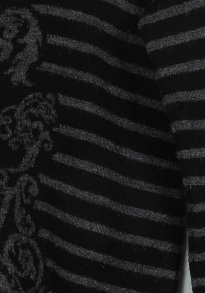 Pull Noir et Gris - Taille M/38 de la marque Indies | PARAD107053 - Vendu par Paradigme - Image 3