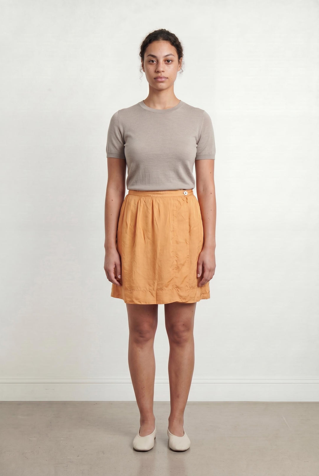 Jupe Courte Orange - Taille L/40 de la marque Bellerose | PARAD107061 - Vendu par Paradigme - Image 1