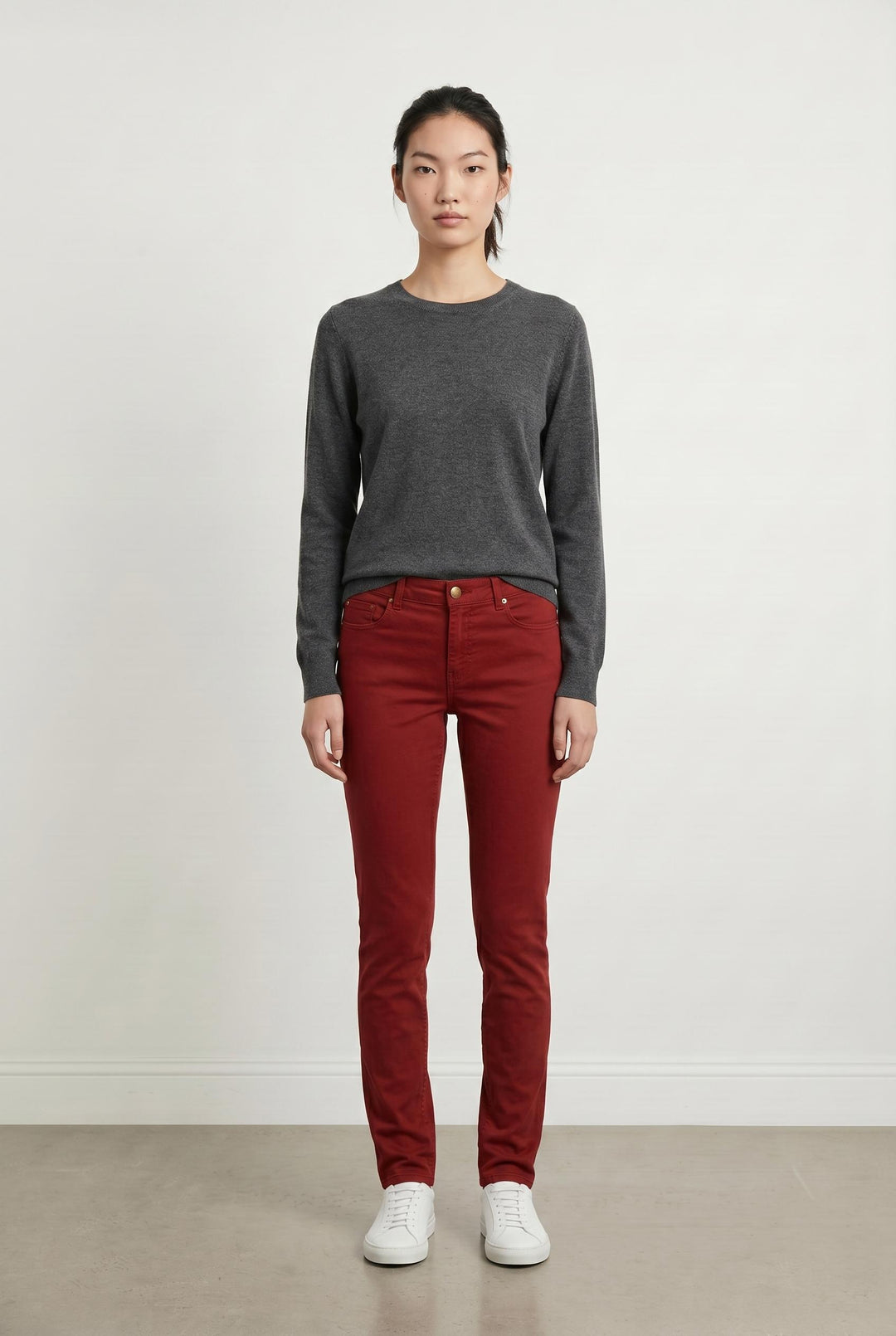 Jean Bordeaux - Taille XS/34 de la marque ba&sh | PARAD107062 - Vendu par Paradigme - Image 1