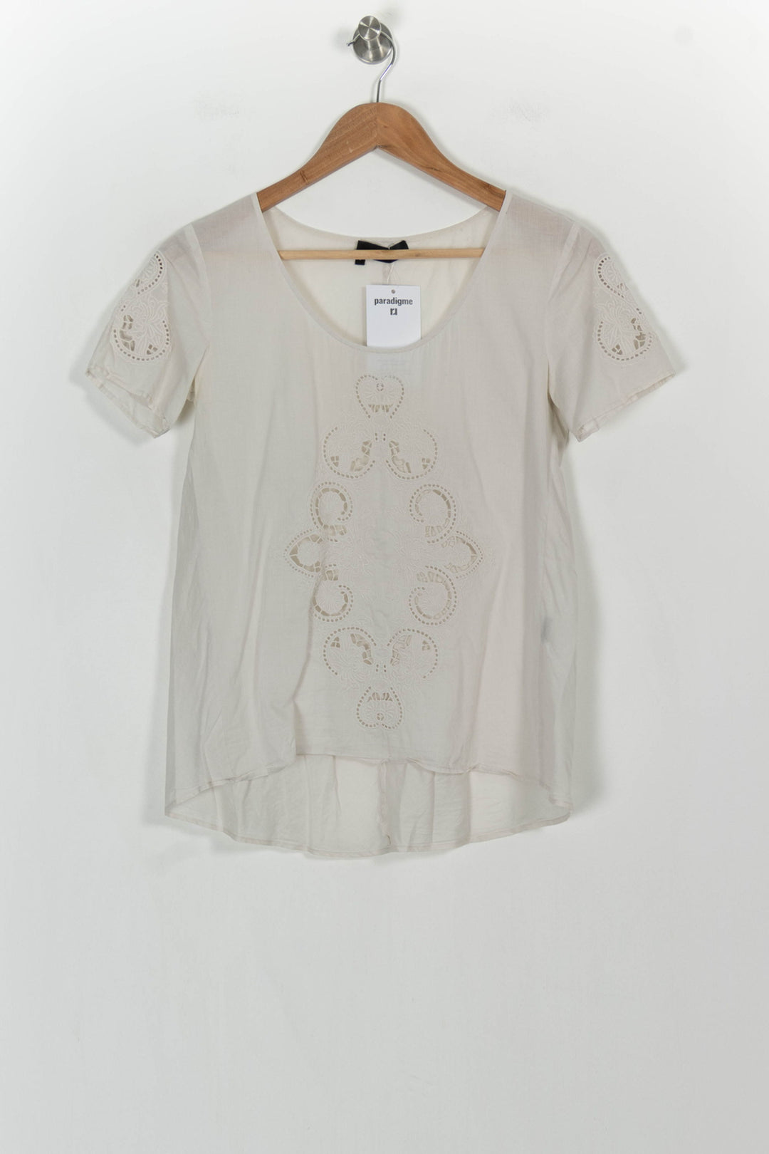 Blouse Blanche - Taille S/36 de la marque The Kooples | PARAD107063 - Vendu par Paradigme - Image 2