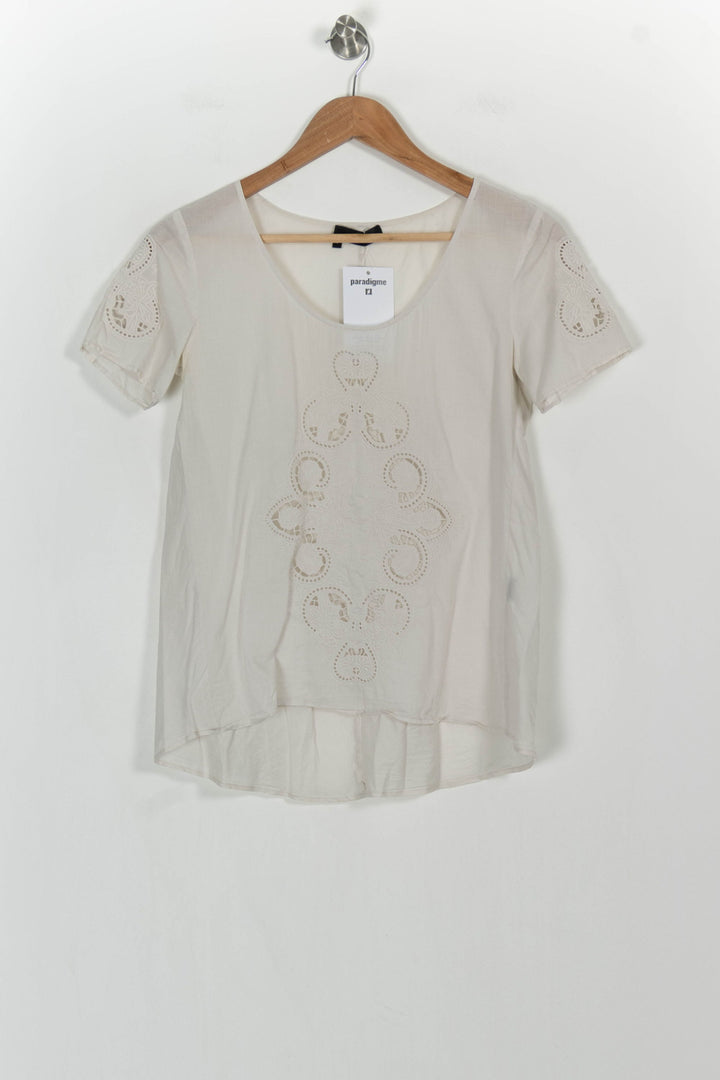 Blouse Blanche - Taille S/36 de la marque The Kooples | PARAD107063 - Vendu par Paradigme - Image 2