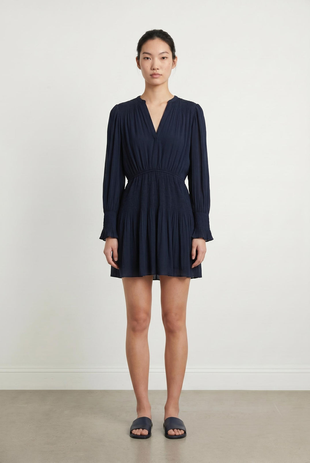 Robe Manche Longue Bleu - Taille M/38 de la marque ba&sh | PARAD107074 - Vendu par Paradigme - Image 1