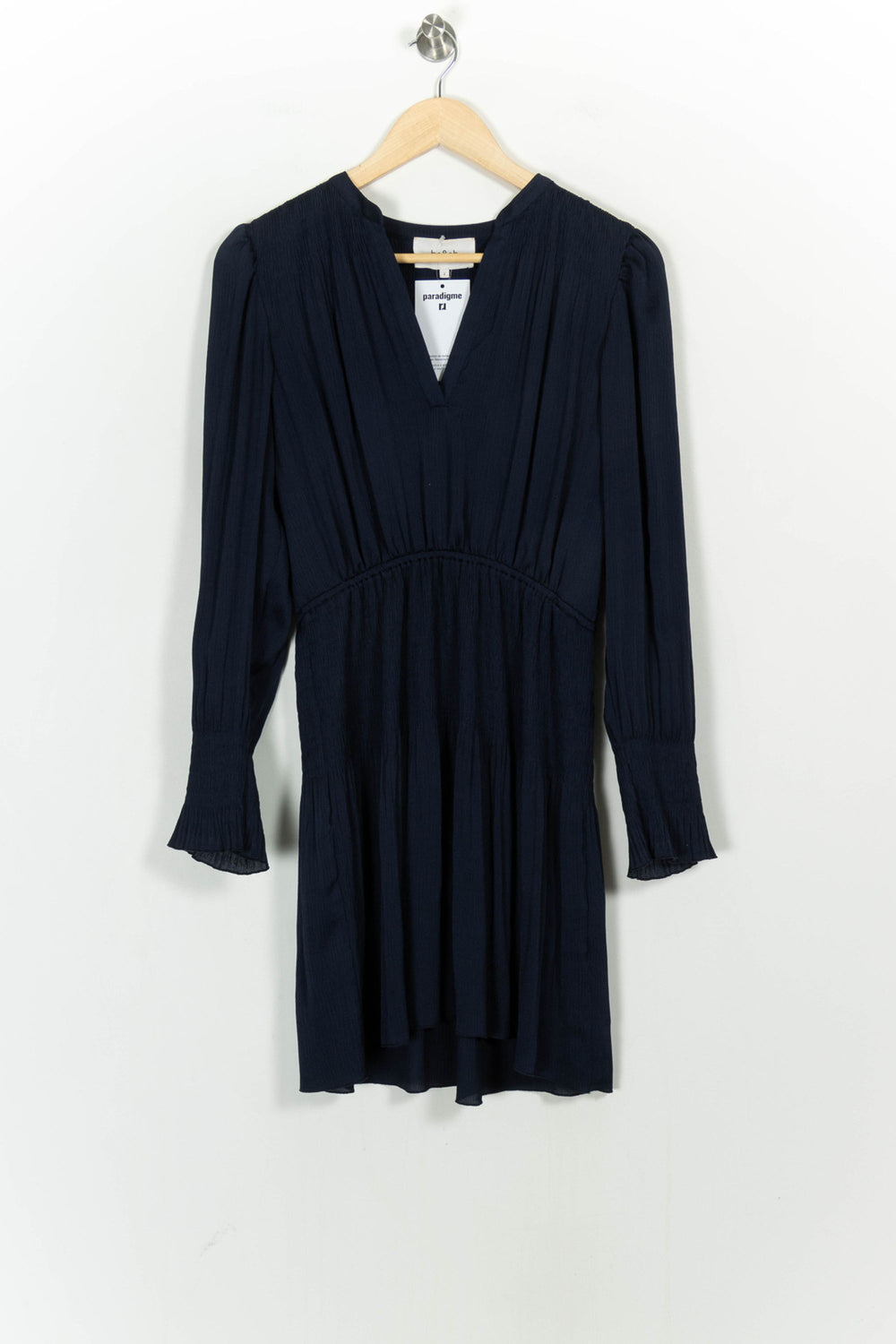 Robe Manche Longue Bleu - Taille M/38 de la marque ba&sh | PARAD107074 - Vendu par Paradigme - Image 2