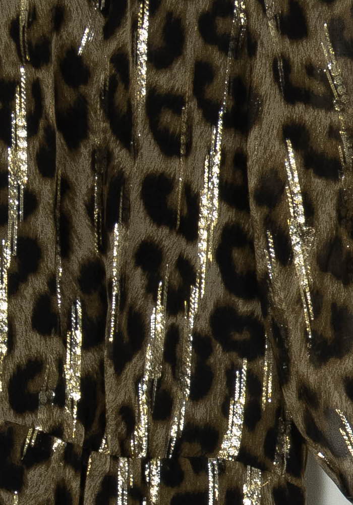 Robe Midi Dorée et Noire - Taille S/36 de la marque ba&sh | PARAD107076 - Vendu par Paradigme - Image 3