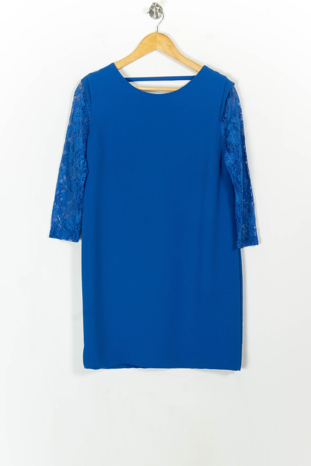 Robe Droite Bleue - Taille L/40 de la marque Sandro | PARAD107077 - Vendu par Paradigme - Image 2