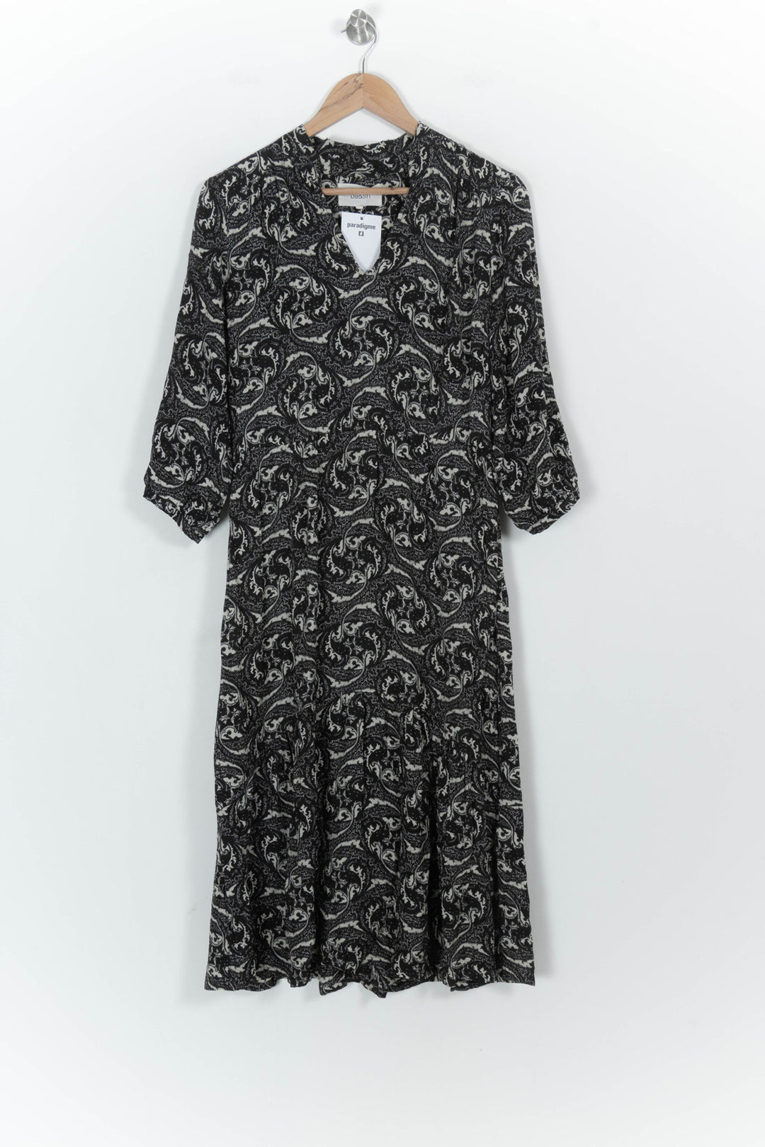 Robe Courte Noire et Blanche - Taille L/40 de la marque ba&sh | PARAD107081 - Vendu par Paradigme - Image 2