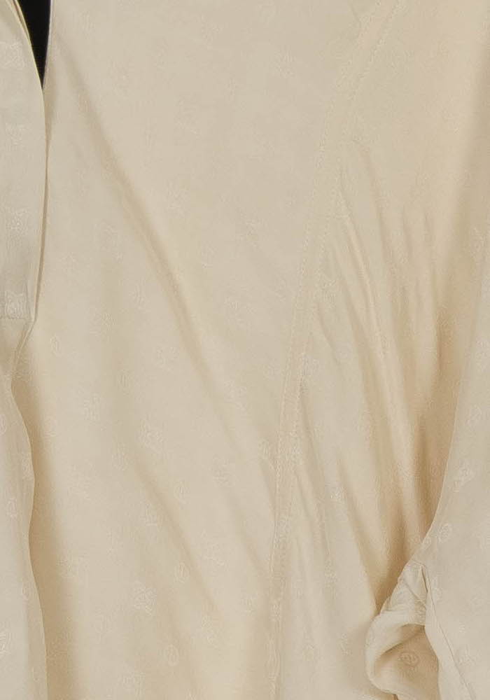 Blouse Beige et Noire - Taille M/38 de la marque Zadig&Voltaire | PARAD107091 - Vendu par Paradigme - Image 3