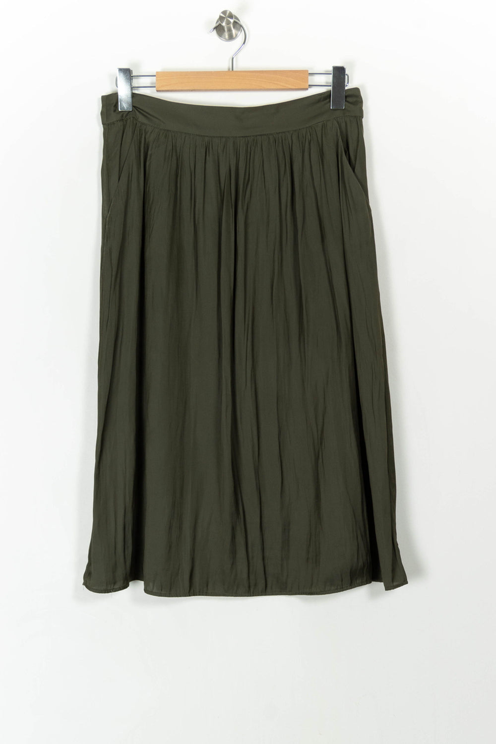 Jupe Plissée Verte - Taille XL/42 de la marque Caroll | PARAD107092 - Vendu par Paradigme - Image 2