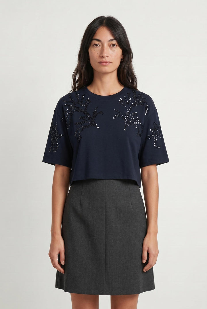 Blouse Bleue - Taille S/36 de la marque Sandro | PARAD107094 - Vendu par Paradigme - Image 1