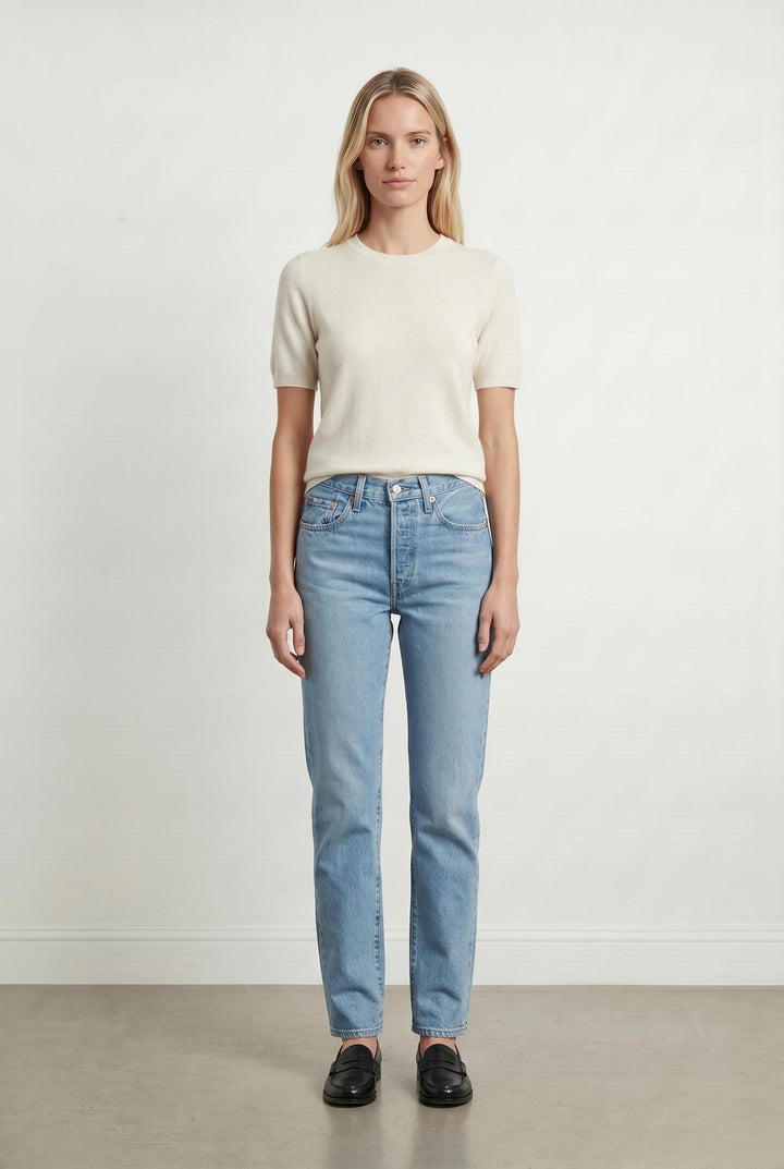 Jean Droit Bleu - Taille XS/34 de la marque Levi's | PARAD107096 - Vendu par Paradigme - Image 1