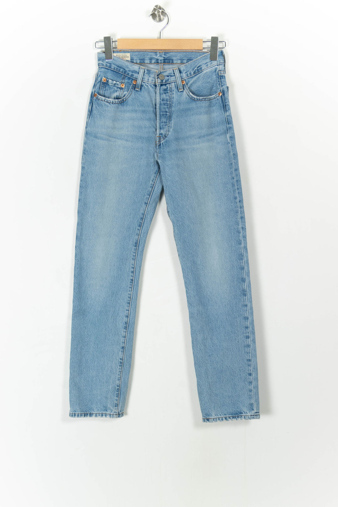 Jean Droit Bleu - Taille XS/34 de la marque Levi's | PARAD107096 - Vendu par Paradigme - Image 2