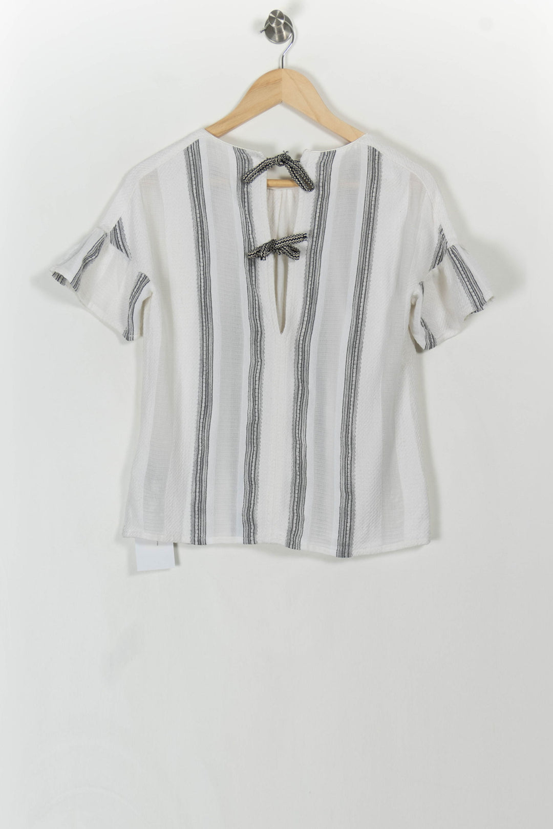 Blouse Blanche et Noire - Taille S/36 de la marque Sessùn | PARAD107099 - Vendu par Paradigme - Image 4