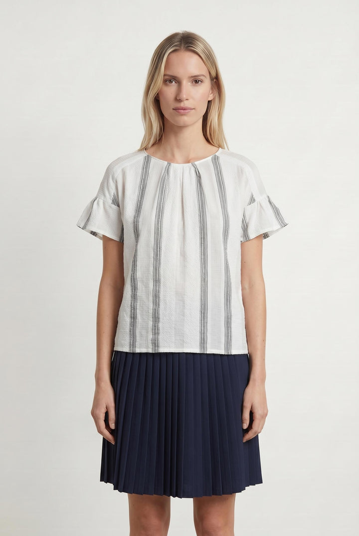 Blouse Blanche et Noire - Taille S/36 de la marque Sessùn | PARAD107099 - Vendu par Paradigme - Image 1