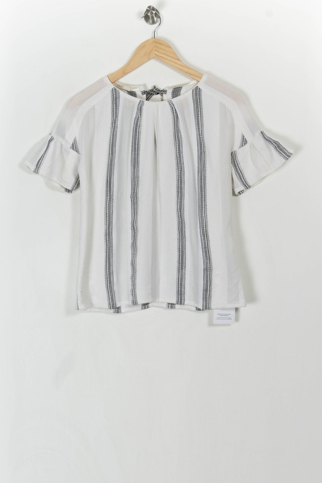 Blouse Blanche et Noire - Taille S/36 de la marque Sessùn | PARAD107099 - Vendu par Paradigme - Image 2