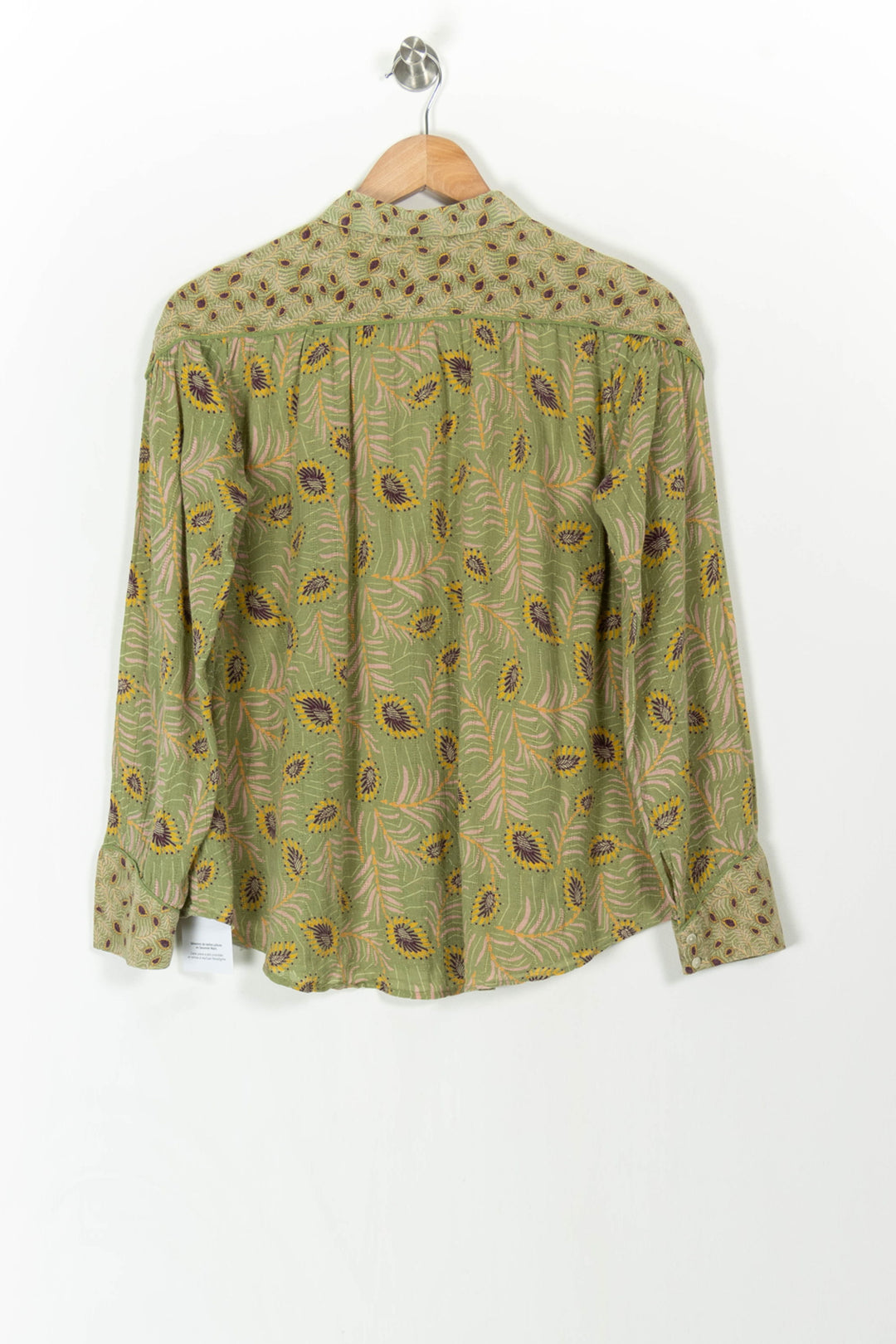 Blouse Verte - Taille S/36 de la marque ba&sh | PARAD107101 - Vendu par Paradigme - Image 4