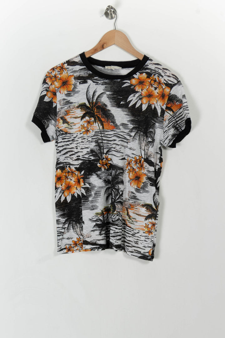 Tee-shirt Noir et Orange - Taille M/38 de la marque Maje | PARAD107103 - Vendu par Paradigme - Image 2