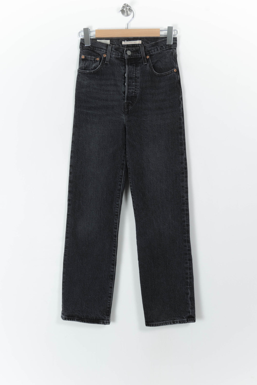 Jean Droit Gris - Taille S/36 de la marque Levi's | PARAD107104 - Vendu par Paradigme - Image 2