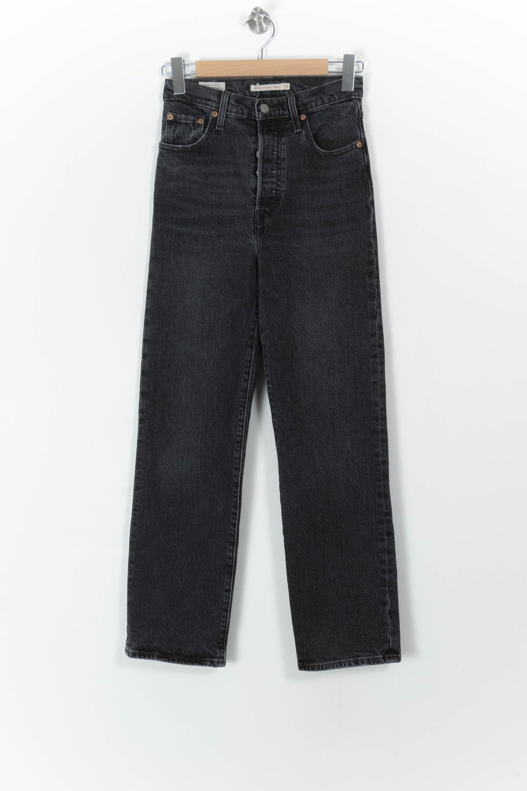 Jean Droit Gris - Taille S/36 de la marque Levi's | PARAD107104 - Vendu par Paradigme - Image 2