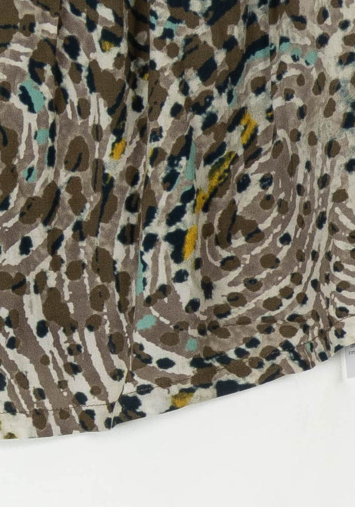 Jupe Courte Beige et Bleu - Taille M/38 de la marque IKKS | PARAD107108 - Vendu par Paradigme - Image 3