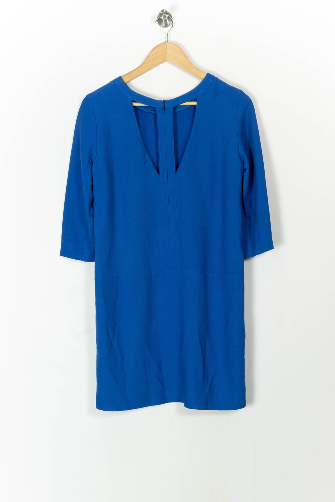Robe Midi Bleue - Taille S/36 de la marque Sandro | PARAD107109 - Vendu par Paradigme - Image 4
