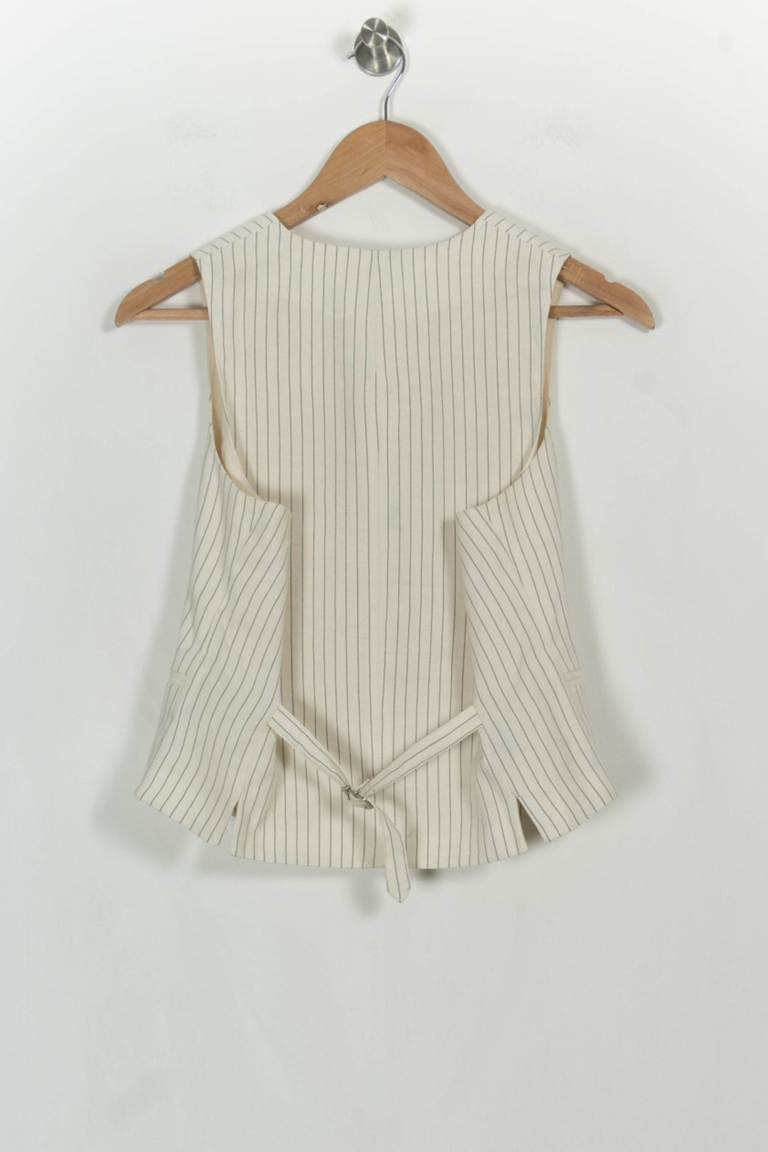 Gilet Beige à Rayures - Taille L/40 de la marque Rouje | PARAD107115 - Vendu par Paradigme - Image 4