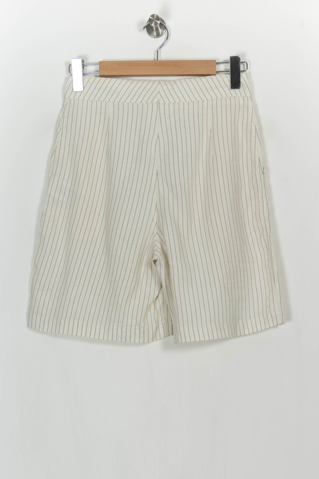 Short Beige à Rayures - Taille M/38 de la marque Rouje | PARAD107121 - Vendu par Paradigme - Image 4