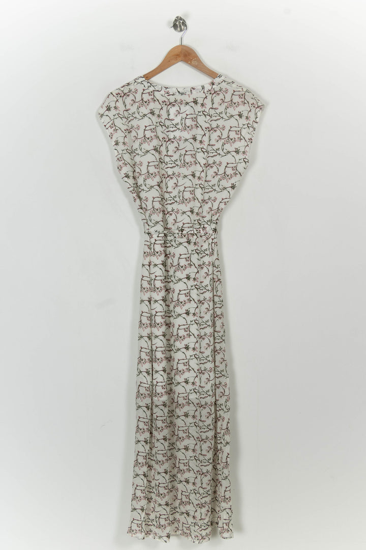Robe Longue Blanche - Taille L/40 de la marque IKKS | PARAD107122 - Vendu par Paradigme - Image 4