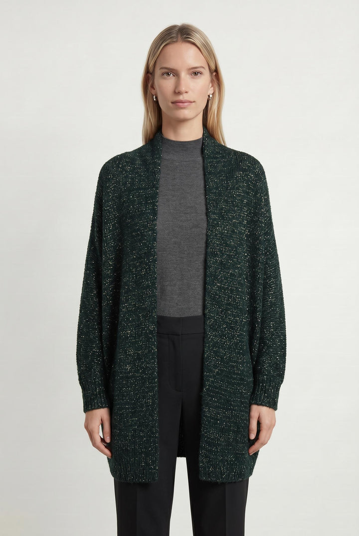 Cardigan Vert - Taille S/36 de la marque La Fée Maraboutée | PARAD107123 - Vendu par Paradigme - Image 1