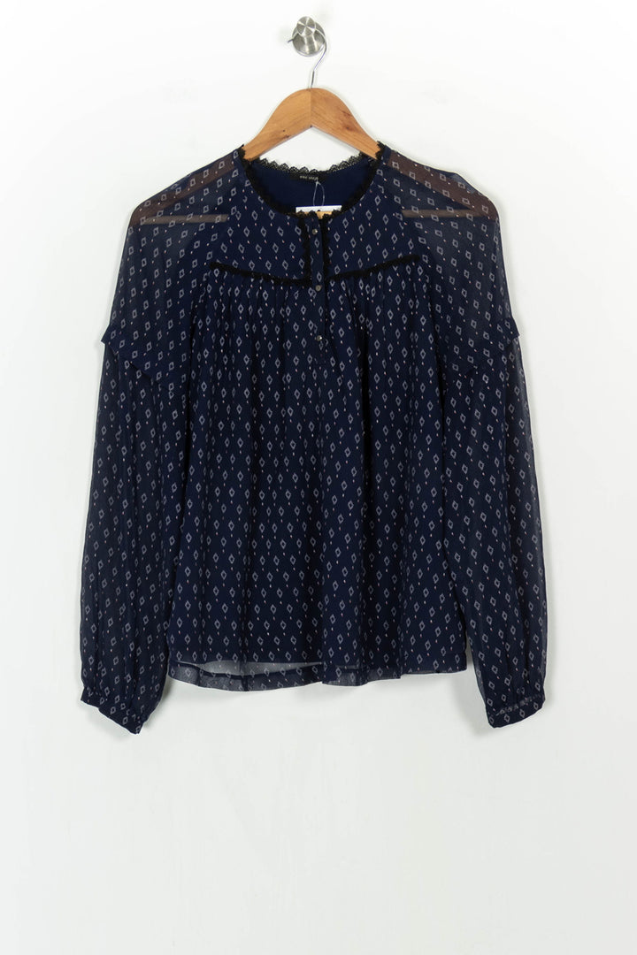 Blouse Bleue - Taille M/38 de la marque One Step | PARAD107124 - Vendu par Paradigme - Image 2