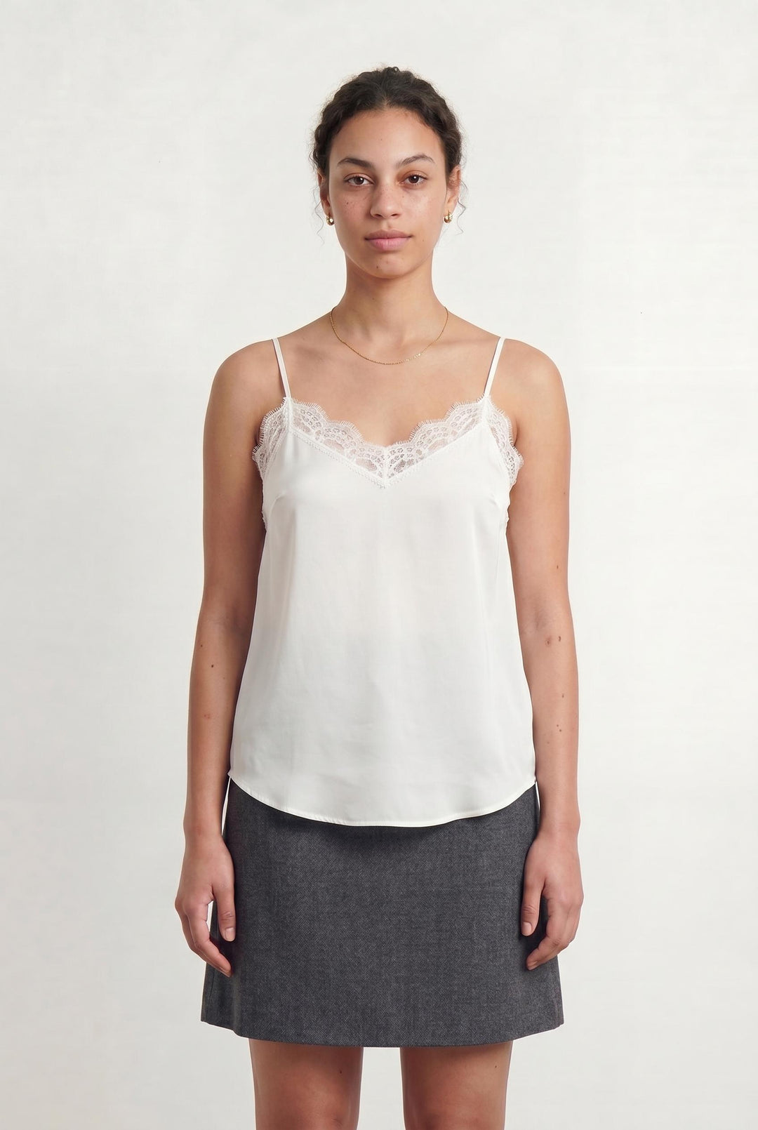 Caraco Blanc - Taille L/40 de la marque IKKS | PARAD107125 - Vendu par Paradigme - Image 1