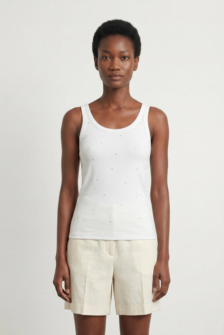 Débardeur Blanc - Taille M/38 de la marque Sandro | PARAD107132 - Vendu par Paradigme - Image 1