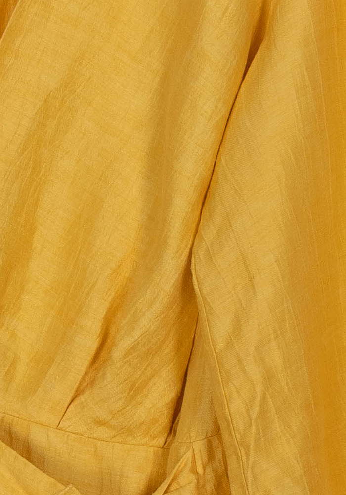 Robe Portefeuille Jaune - Taille M/38 de la marque Maje | PARAD107133 - Vendu par Paradigme - Image 3