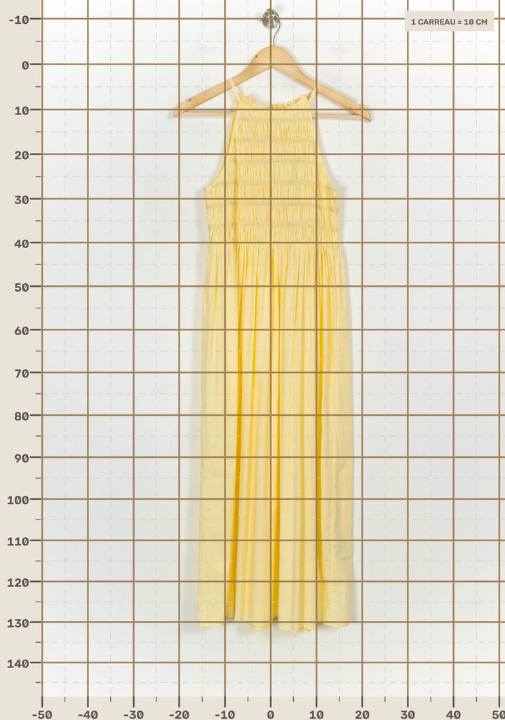 Robe Longue Jaune - Taille XS/34 de la marque ba&amp;sh | PARAD107136 - Vendu par Paradigme - Image 4