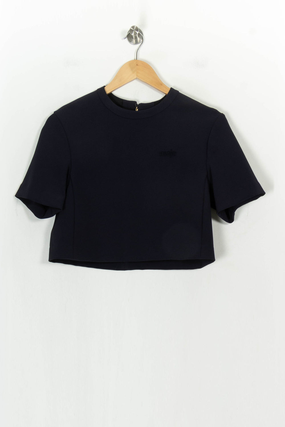Top Bleu - Taille S/36 de la marque Maje | PARAD107137 - Vendu par Paradigme - Image 2