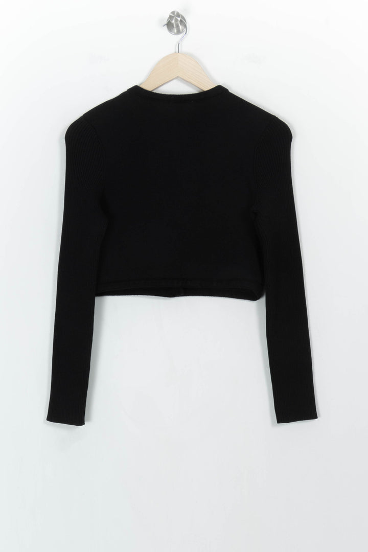 Cardigan Noir - Taille S/36 de la marque Sandro | PARAD107138 - Vendu par Paradigme - Image 4