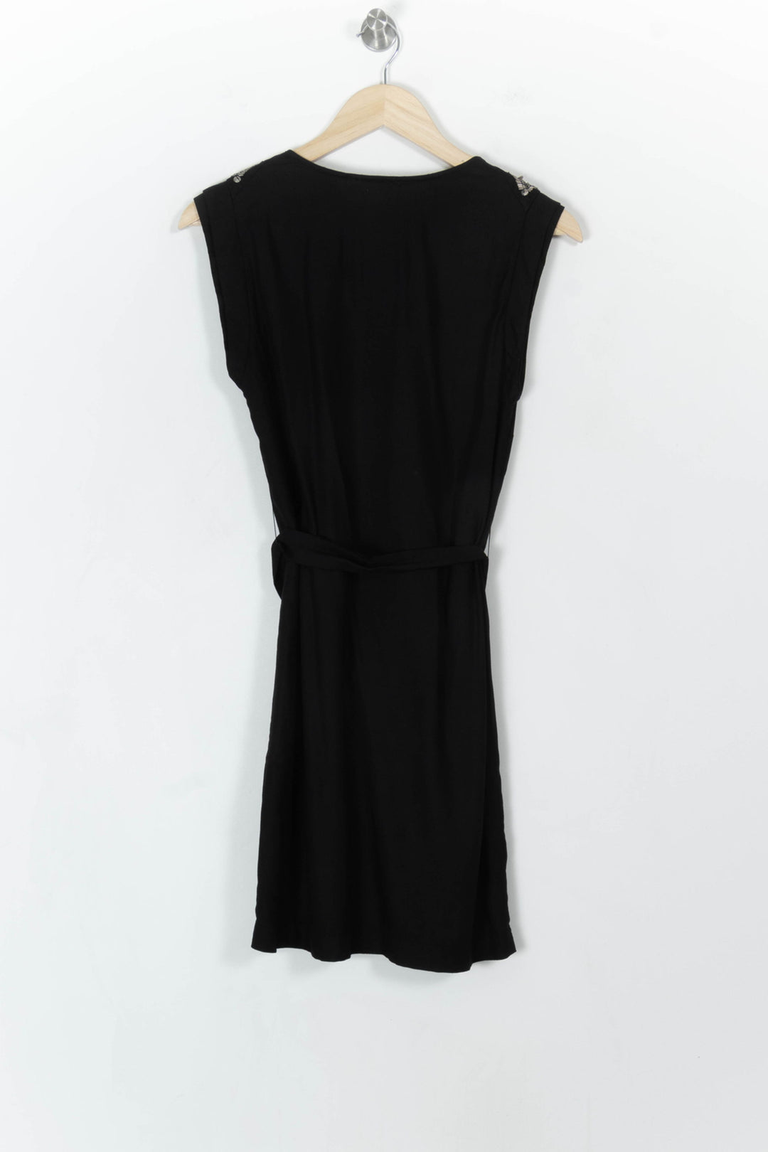 Robe Courte Noire - Taille S/36 de la marque Sandro | PARAD107141 - Vendu par Paradigme - Image 4