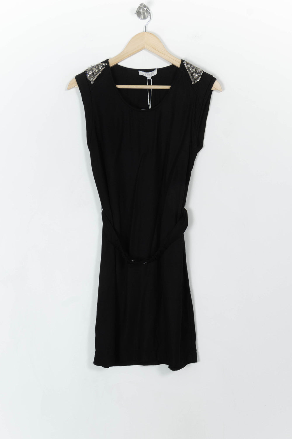 Robe Courte Noire - Taille S/36 de la marque Sandro | PARAD107141 - Vendu par Paradigme - Image 2