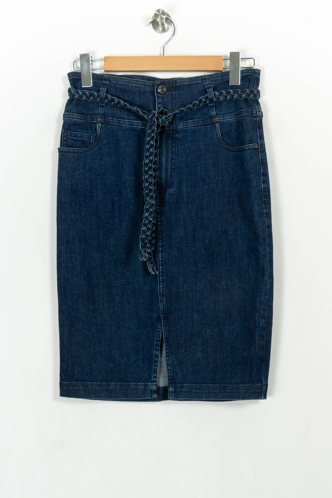 Jupe Crayon Bleue - Taille M/38 de la marque IKKS | PARAD107160 - Vendu par Paradigme - Image 2
