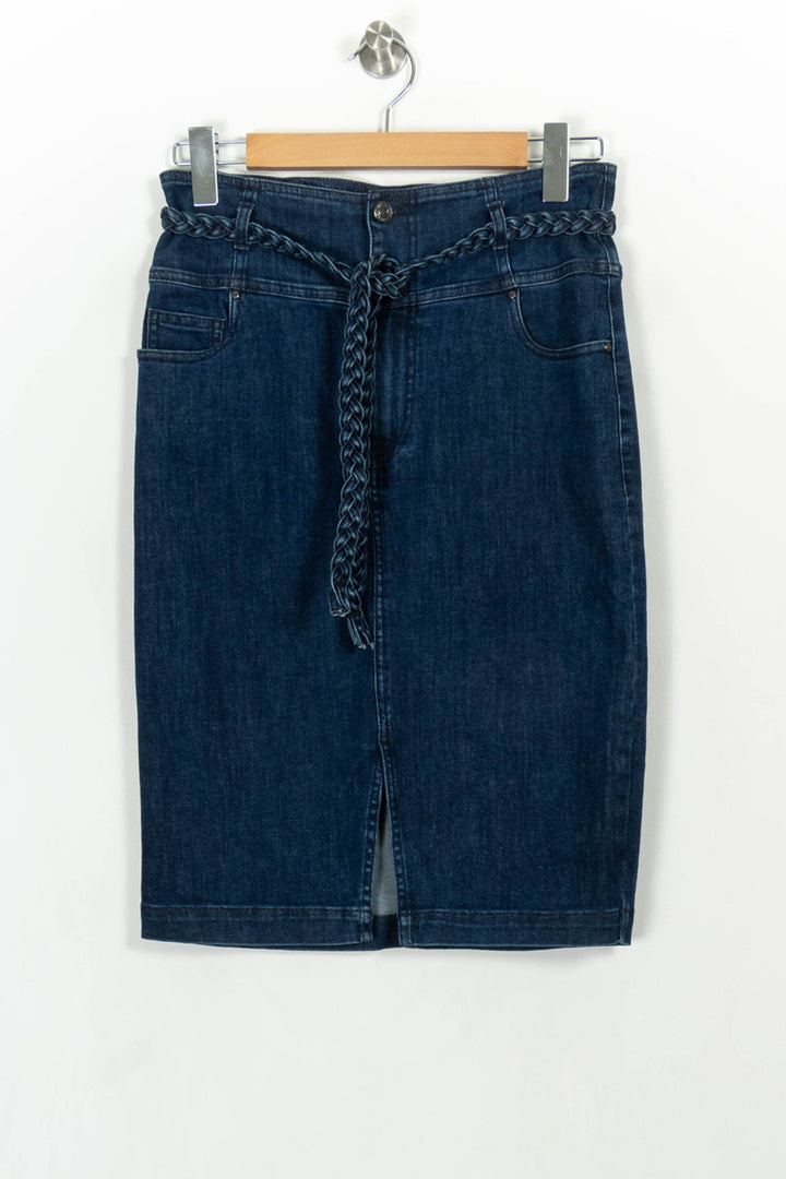 Jupe Crayon Bleue - Taille M/38 de la marque IKKS | PARAD107160 - Vendu par Paradigme - Image 2