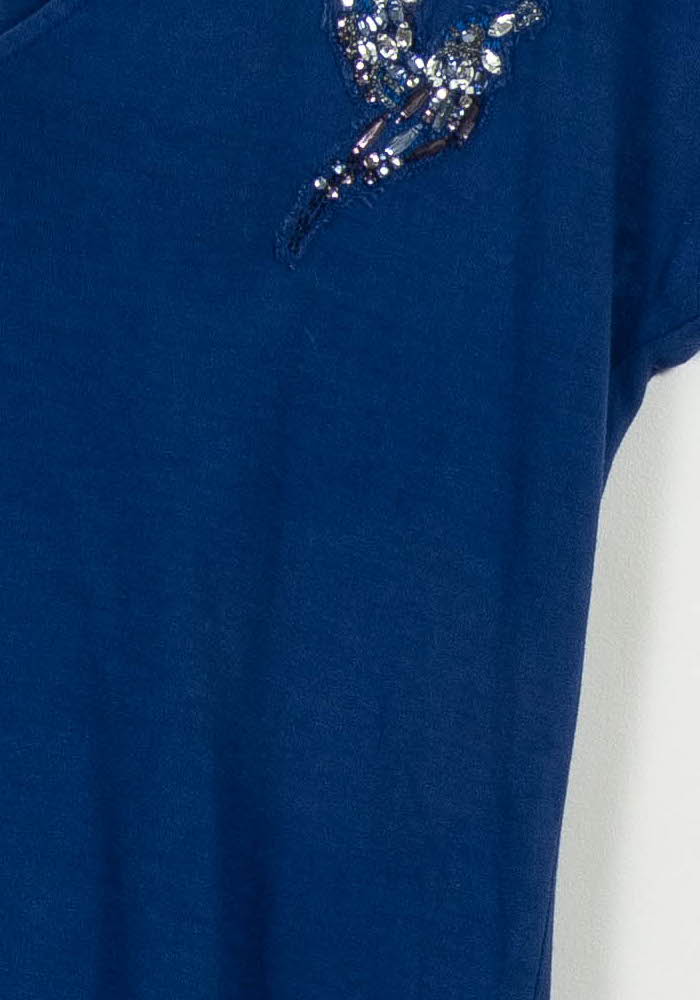T-shirt Bleu - Taille XS/34 de la marque One Step | PARAD107164 - Vendu par Paradigme - Image 3