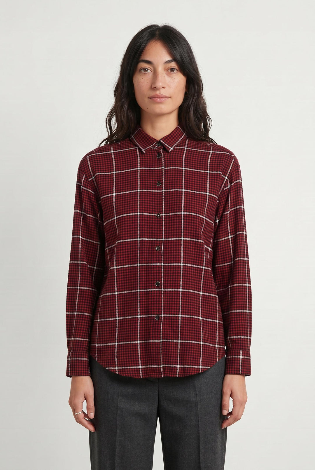 Chemise À Carreaux Rouge et Noir - Taille S/36 de la marque The Kooples - Sport | PARAD107172 - Vendu par Paradigme - Image 1
