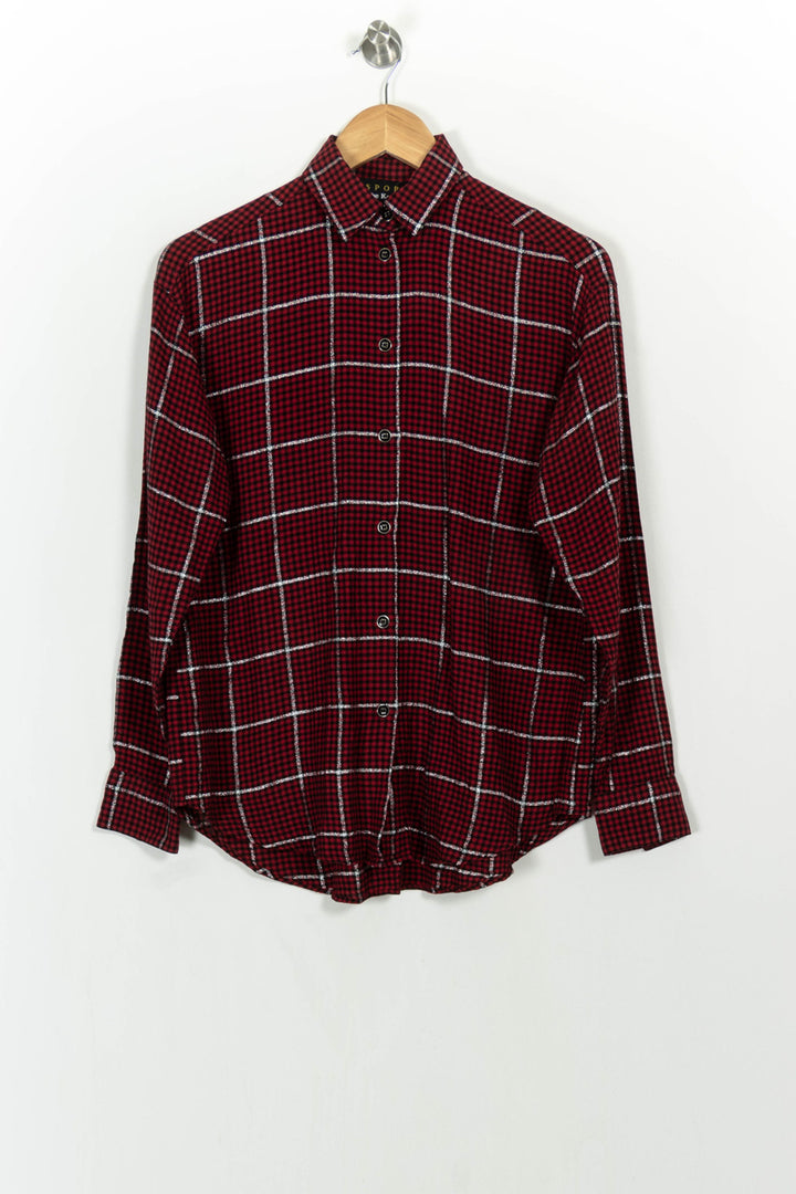 Chemise À Carreaux Rouge et Noir - Taille S/36 de la marque The Kooples - Sport | PARAD107172 - Vendu par Paradigme - Image 2
