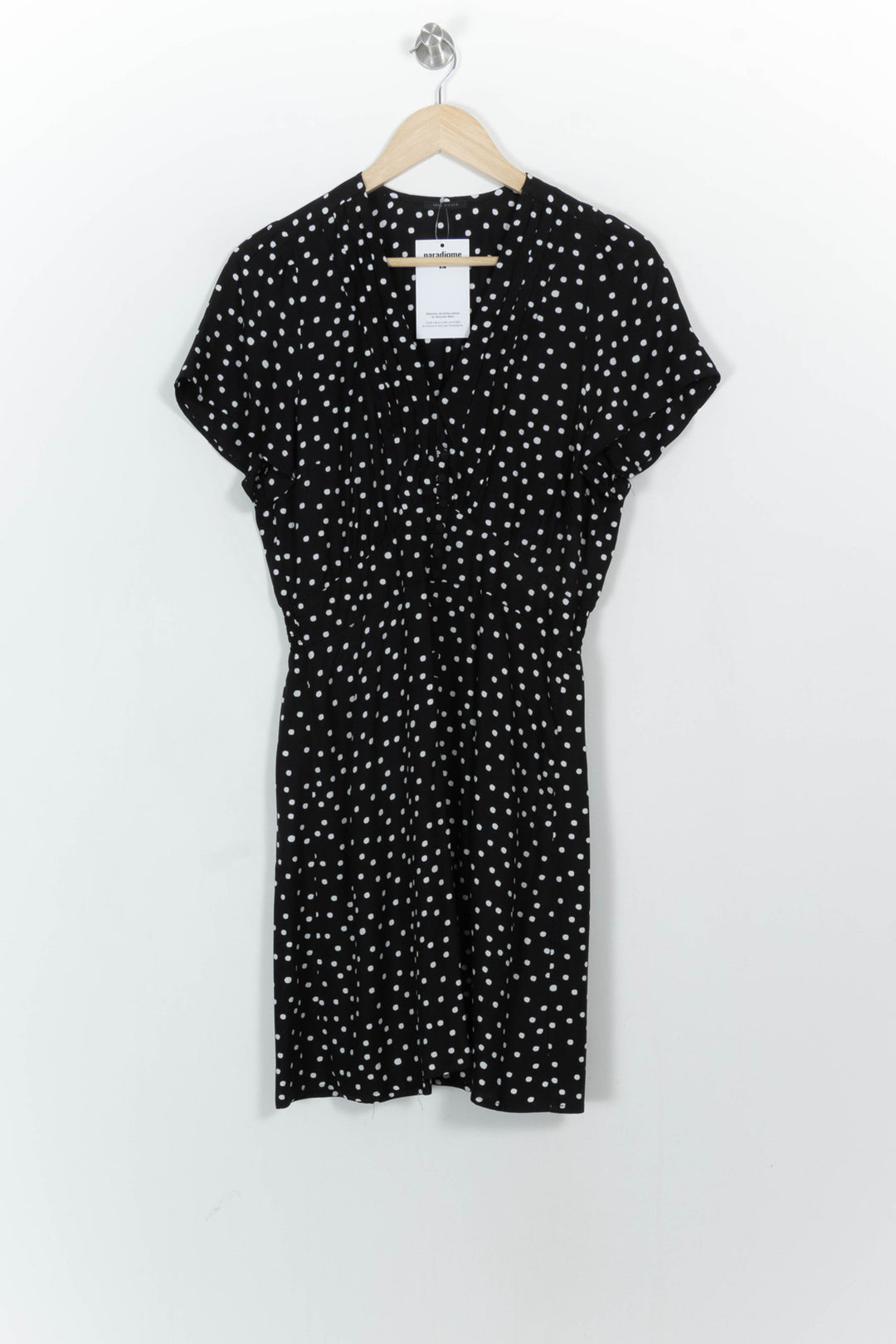 Robe Courte Noire et Blanche - Taille L/40 de la marque IKKS | PARAD107178 - Vendu par Paradigme - Image 2