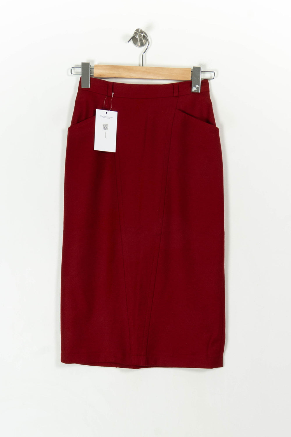 Jupe Crayon Bordeaux - Taille S/36 de la marque Gerard Darel | PARAD107188 - Vendu par Paradigme - Image 2