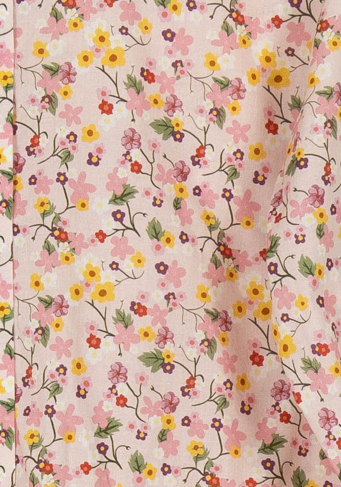Chemise À Fleurs Rose et Jaune - Taille S/36 de la marque Ines de la Fressange Paris | PARAD107195 - Vendu par Paradigme - Image 3