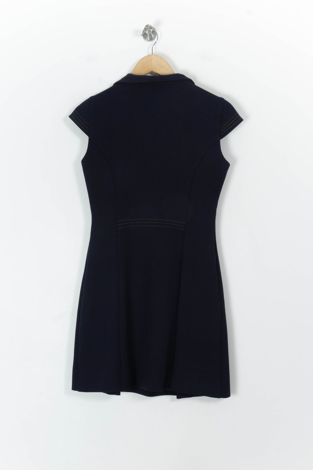 Robe Chemise Bleue - Taille S/36 de la marque Claudie Pierlot | PARAD107198 - Vendu par Paradigme - Image 4